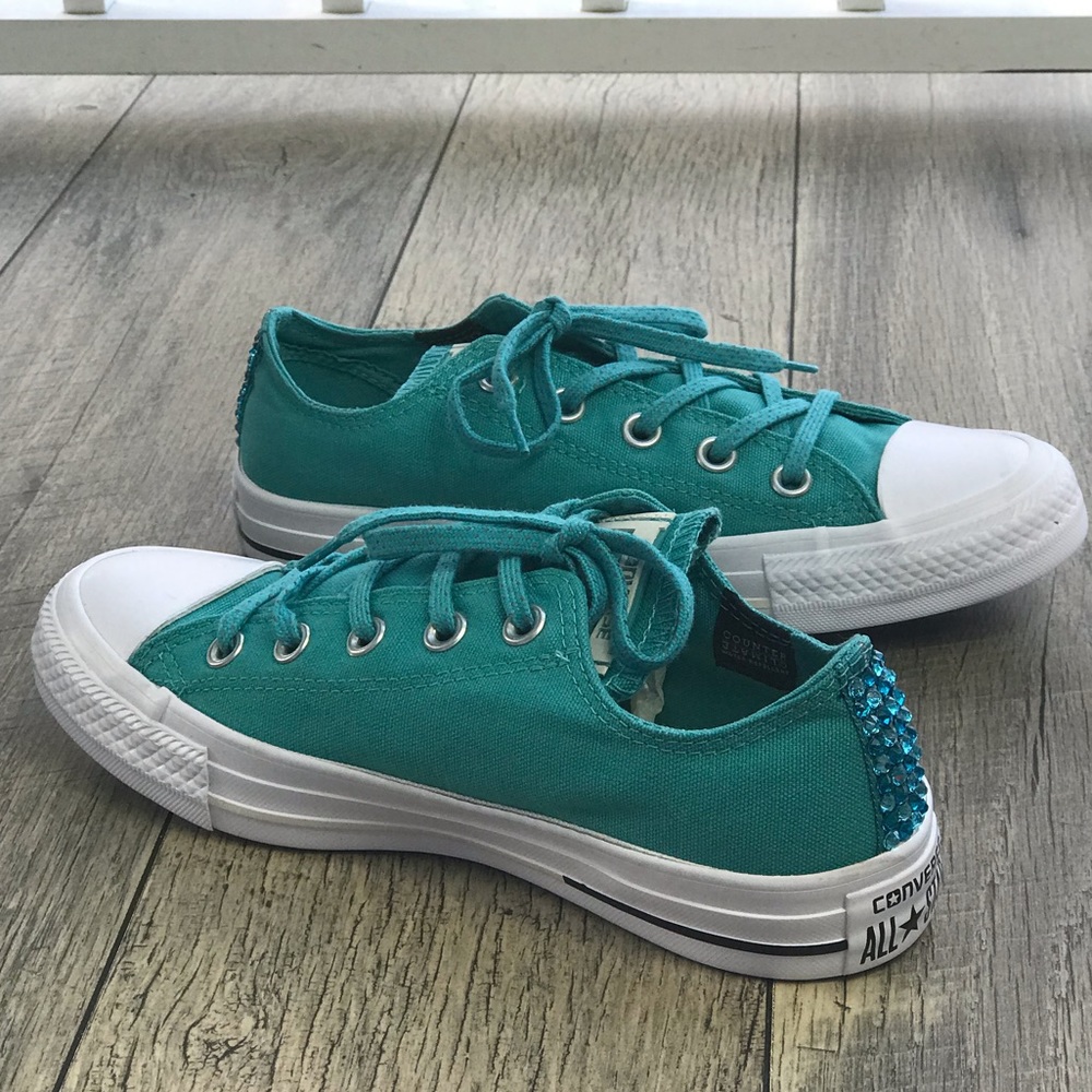 Converse&Crystal Shield Canvas OX Aegean Aqua W - Picture 7 of 8